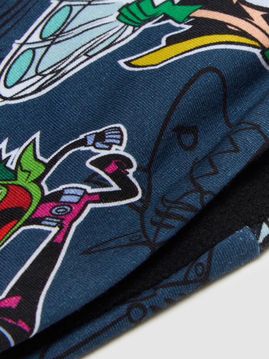 Berretto da bambino in cotone multicolor con stampa Teen Titans_1