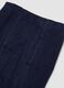 Blue stretch organic cotton tights with lurex_2