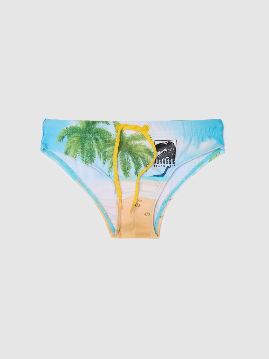OVS Kids Tropical Print Swim Brief for Children_0