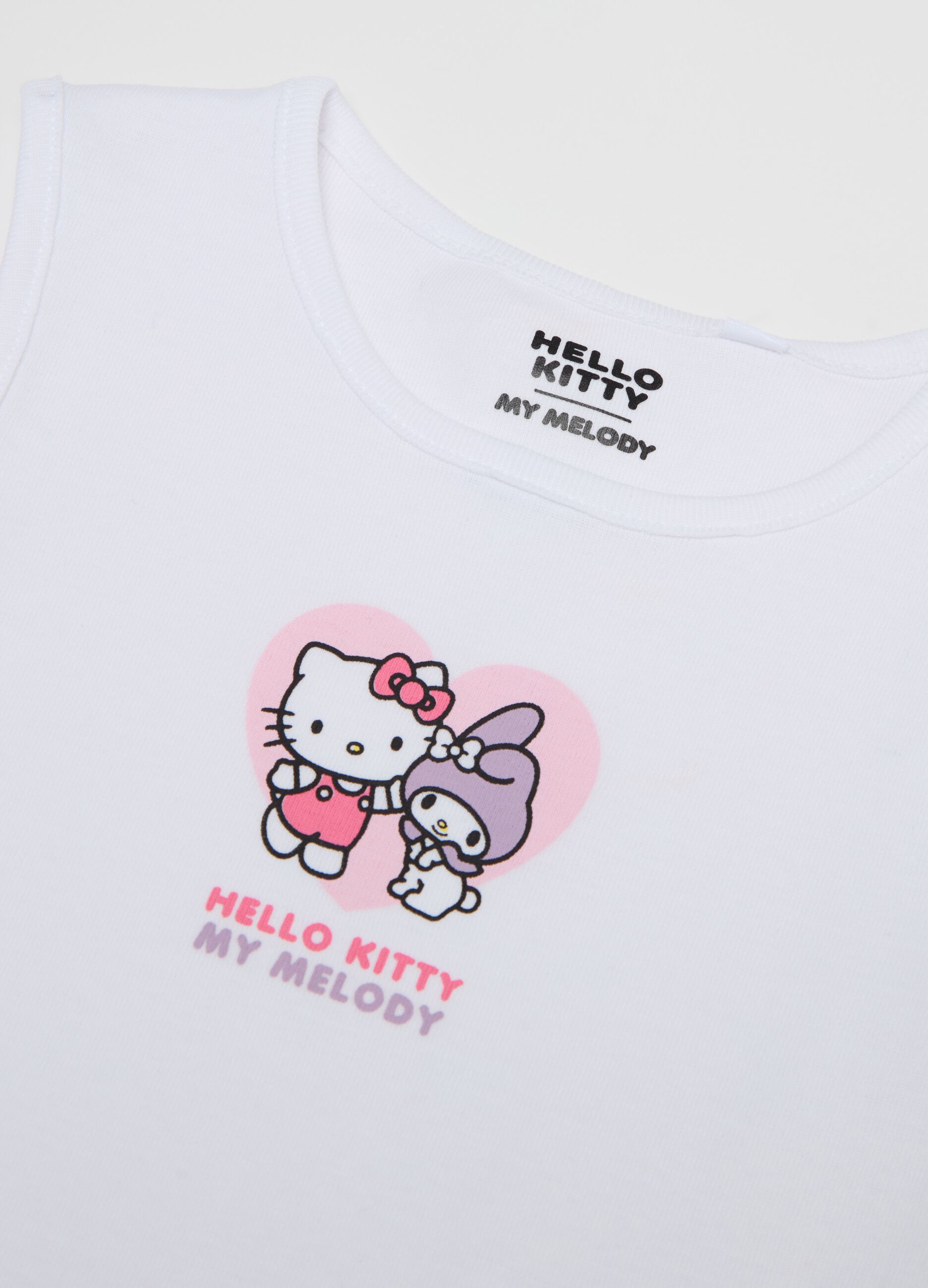 Bipack body smanicati con stampa Hello Kitty 