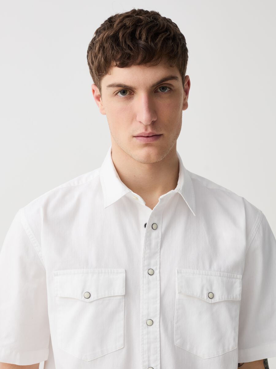 JACK & JONES Uomo Camicia Tinta Unita Taglie Forti Basic Manica Lunga Maglia Business JJEOXFORD, Colore:Bianco, Taglia:3XL