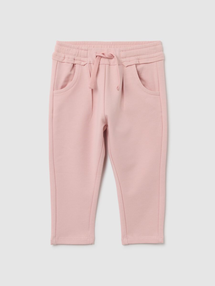 Girls' Stretch Pink Trousers_0