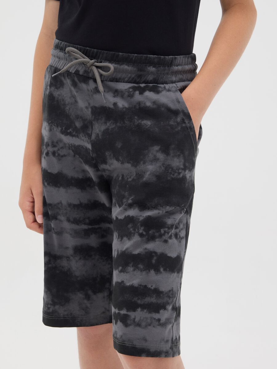 Pantaloncini da ragazzo in puro cotone multicolor regular fit_2