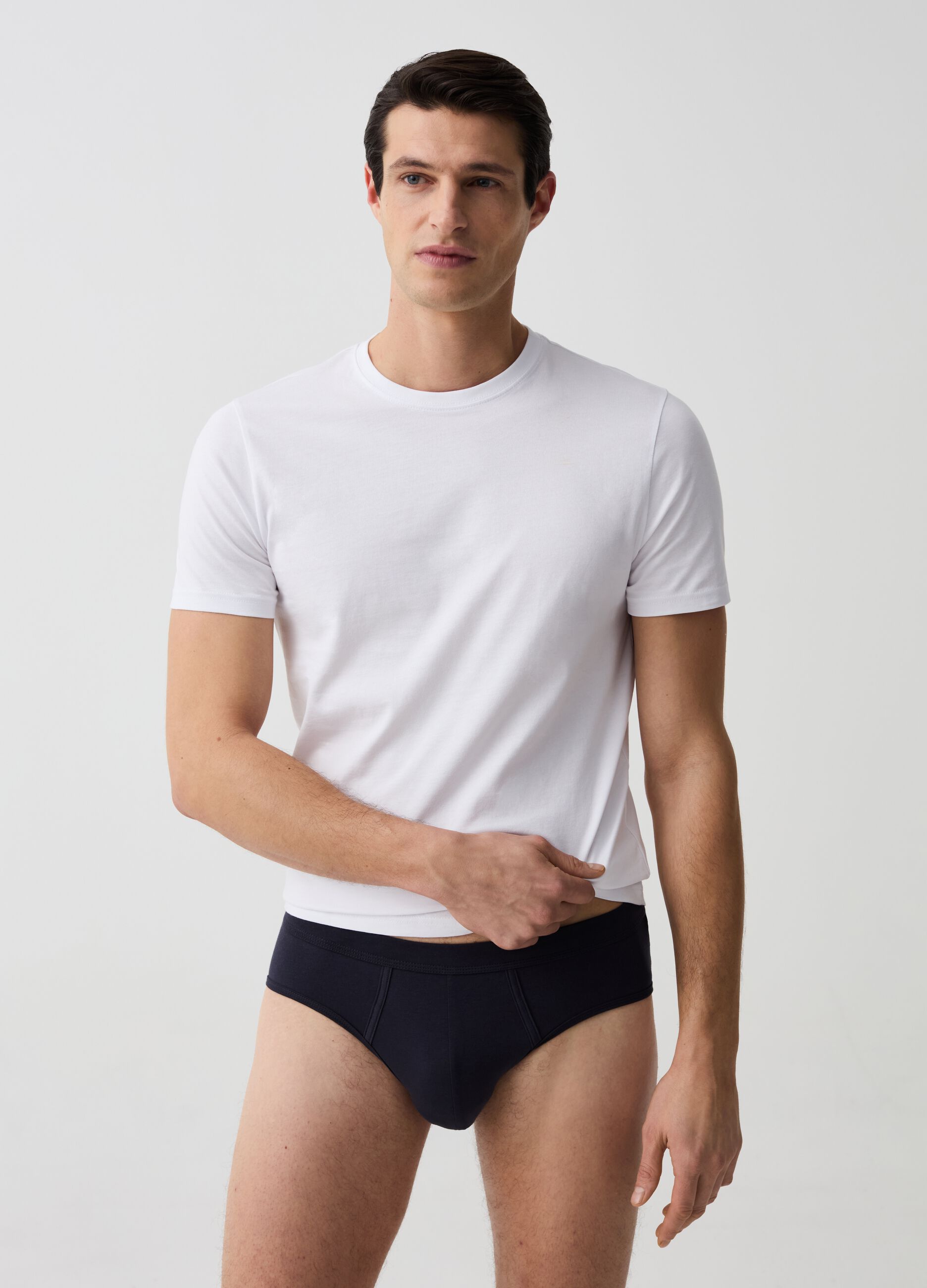 Two-pack briefs in stretch Supima cotton