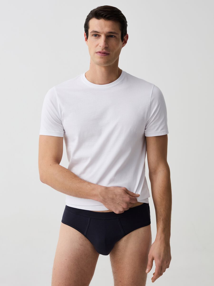 Two-pack briefs in stretch Supima cotton_0
