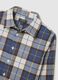 Blue Checked Shirt for Children_3