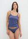 Blue Stretch Fabric Twin-Pack Top with Thin Straps_0