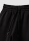 Black cotton-blend joggers with elasticated waistband, regular fit_2
