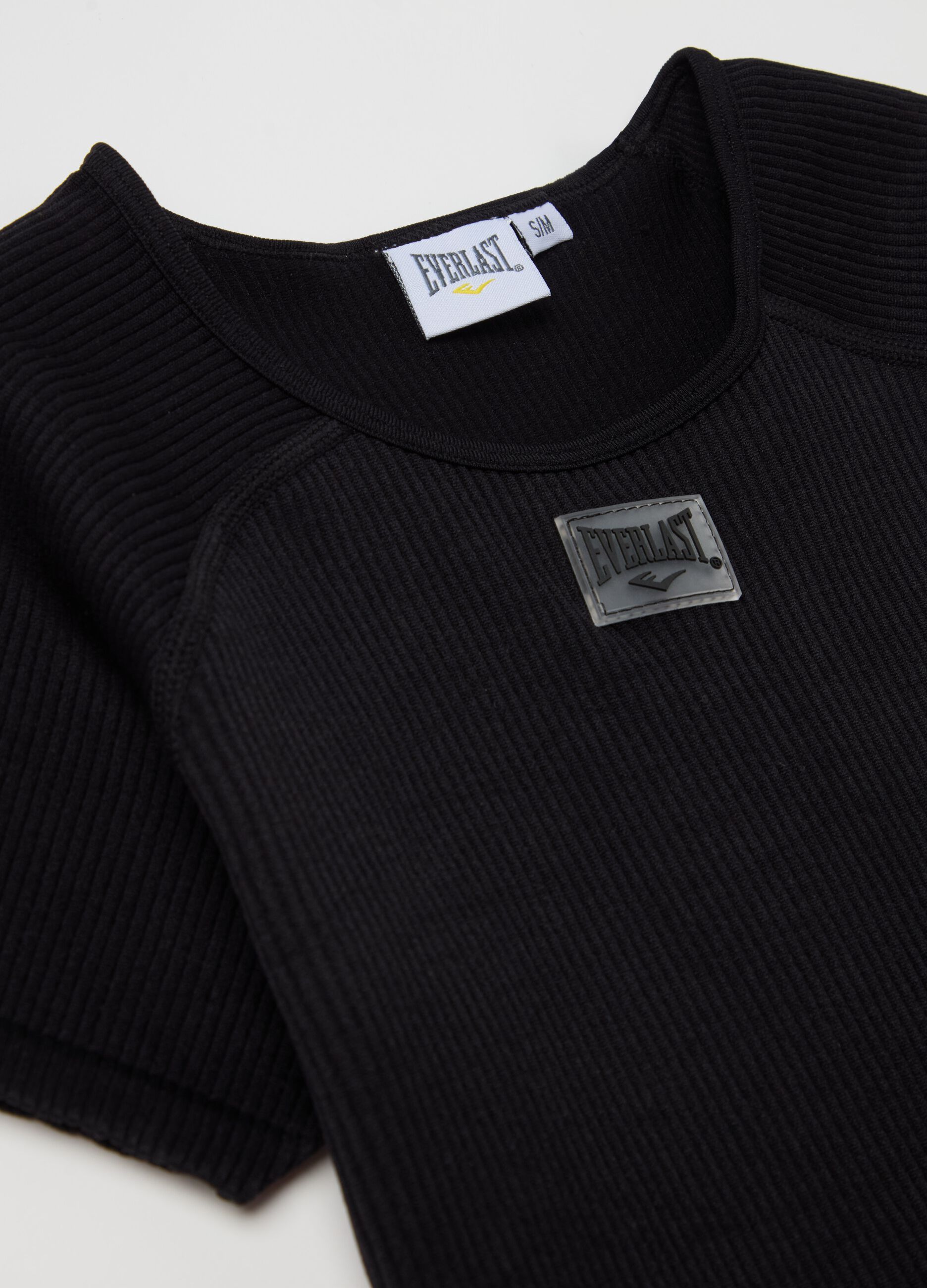 Ribbed crop T-shirt