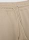 Children's trousers in pure beige cotton regular fit with print_3