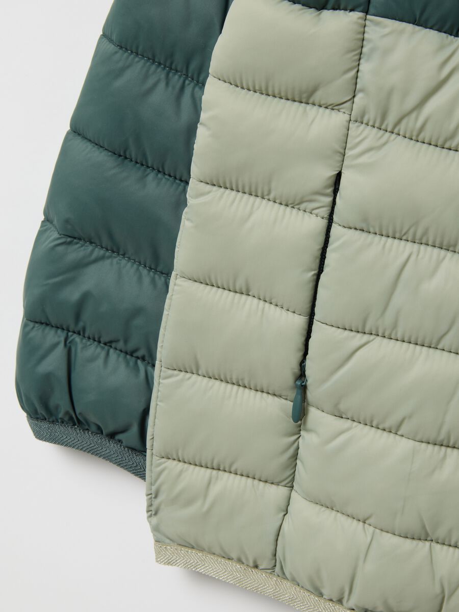 Multicolour mixed fabric children's jacket, regular fit_3