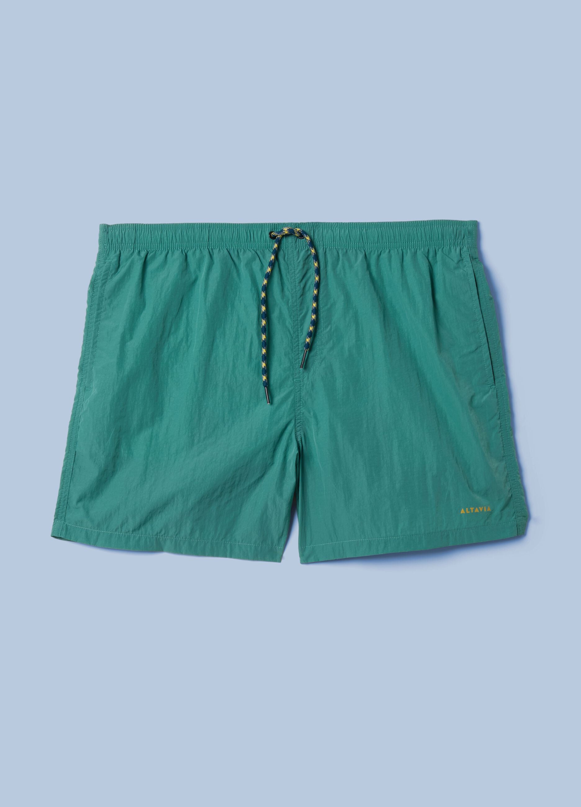 ALTAVIA SAILNG green boxer swim shorts with elasticated waistband