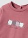 2-pack of dark pink and mauve organic cotton babygrows_3