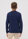 Blue organic cotton graphic print T-shirt for boys_2