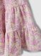 Girls&rsquo; pink sleeveless stretch dress with floral print_3