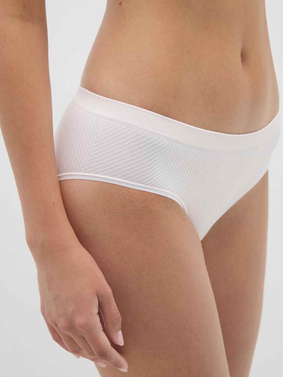 Pink Stretch Fabric Knickers_2