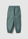 Boys' green pure cotton cargo jogger trousers relaxed fit_1