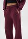 Girls' trousers in pure purple cotton regular fit_2