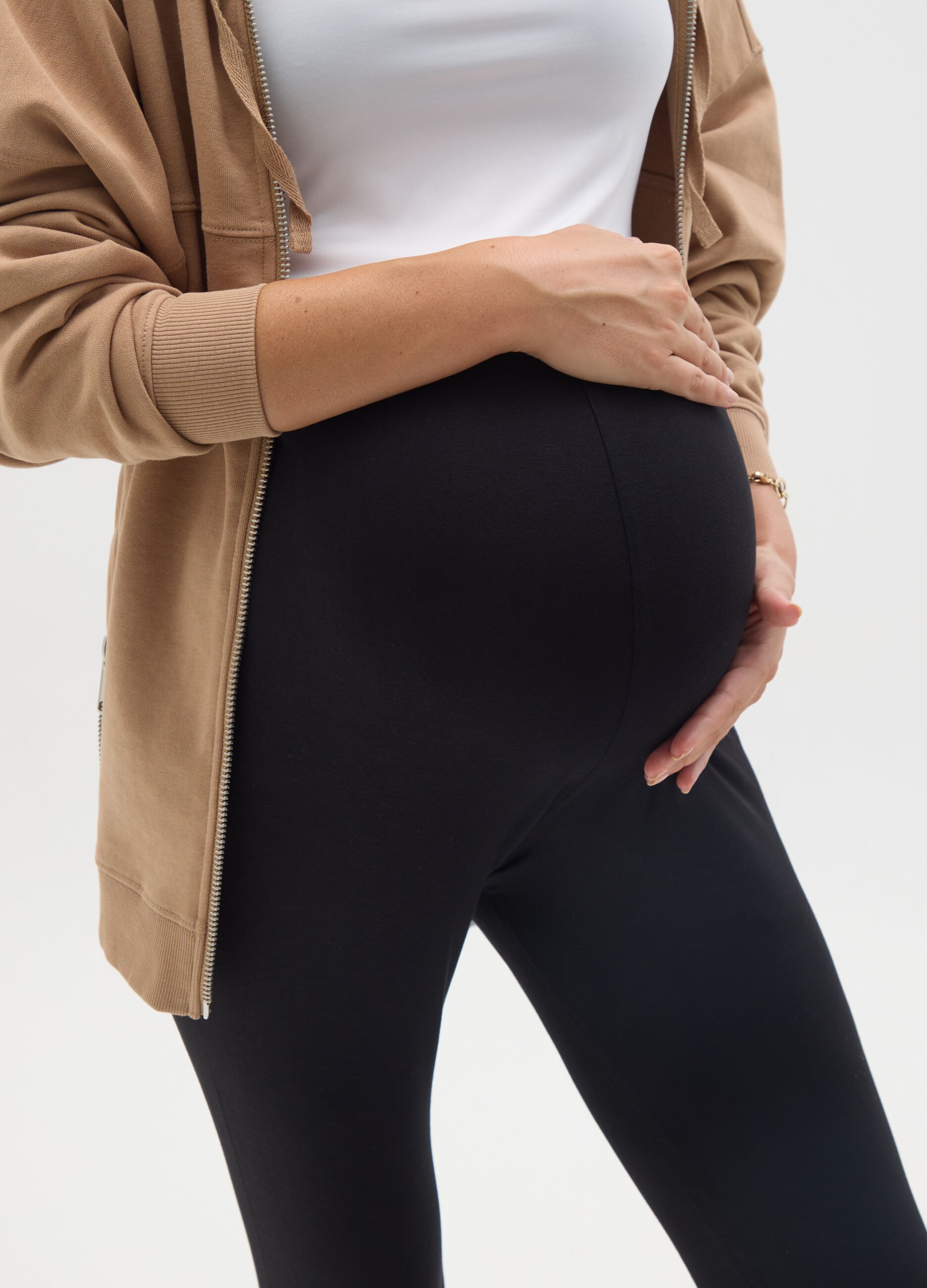 Black Stretch Maternity Leggings