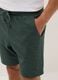 Green cotton-blend regular-fit pyjama shorts_3