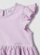 Girls&rsquo; pure cotton pink dress, regular fit with ruffles_2