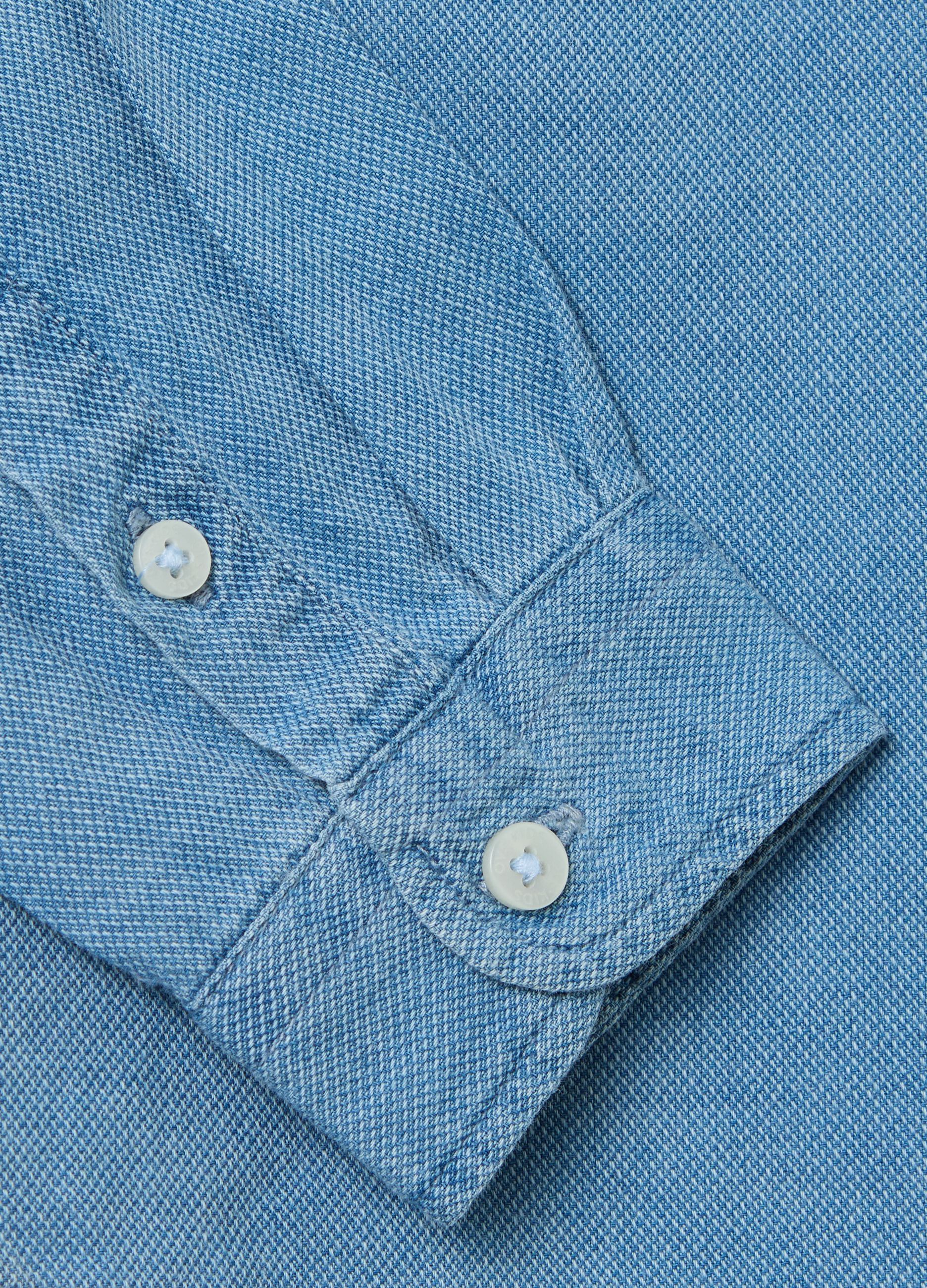 Button-down shirt in cotton