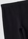 Black organic stretch cotton leggings_2
