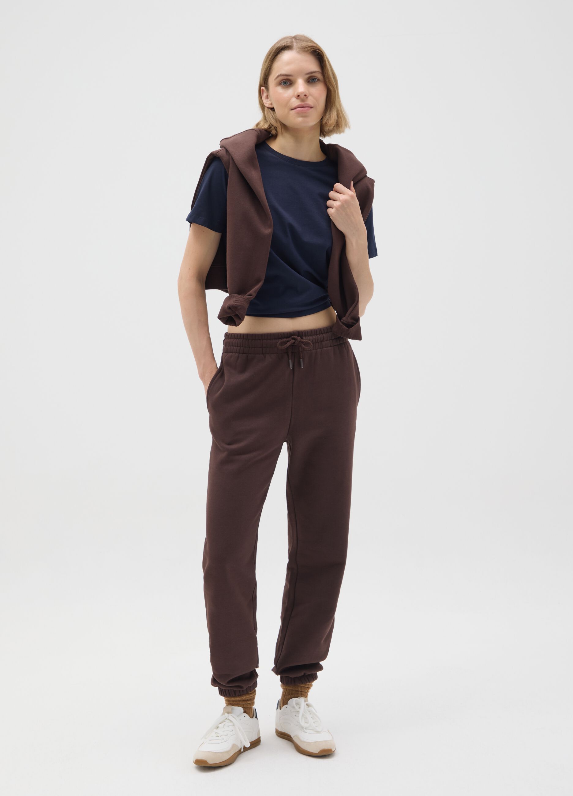 Blue Pure Cotton T-Shirt Regular Fit