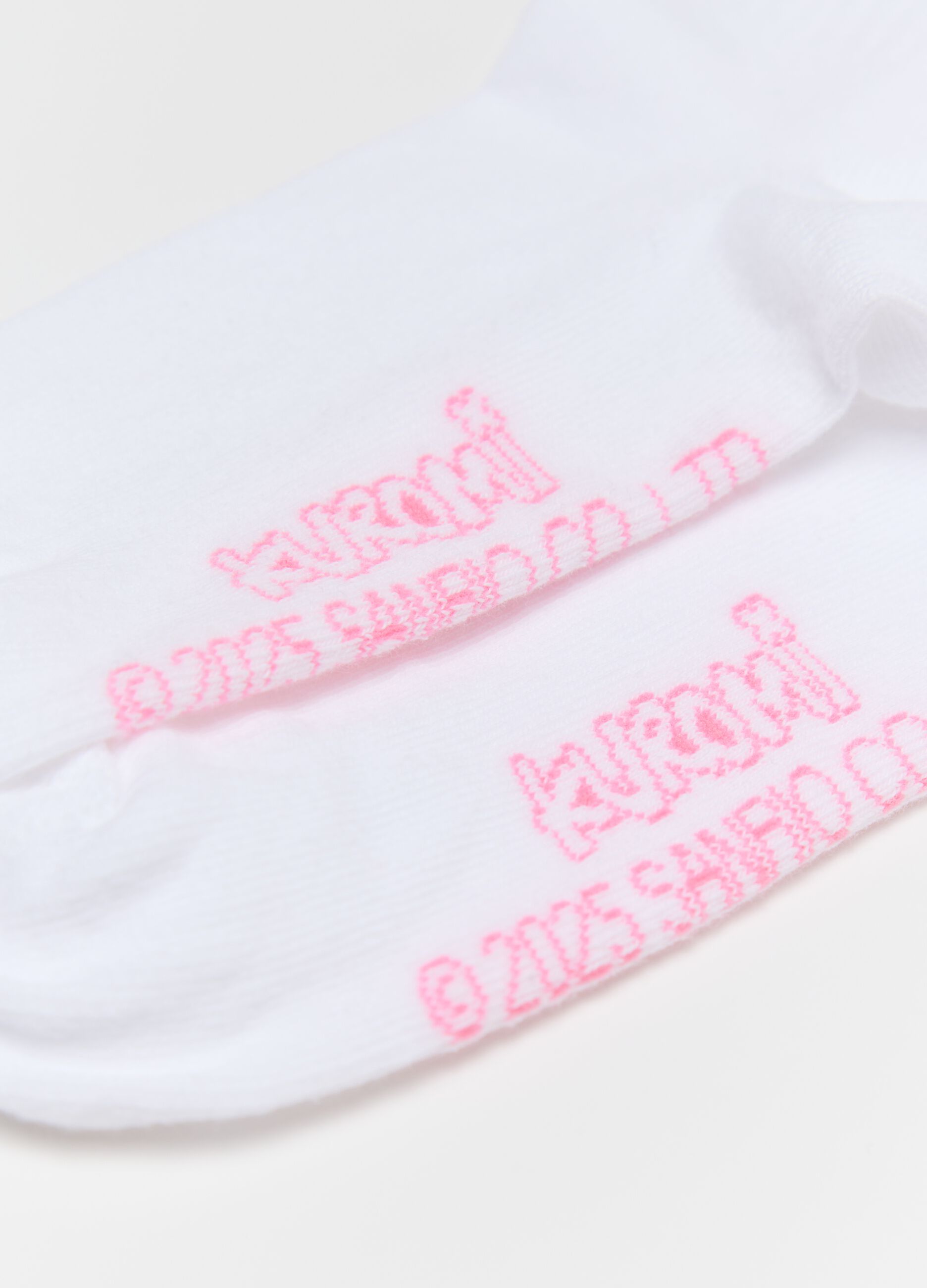 Three-pair pack black and purple socks with Hello Kitty Kuromi design