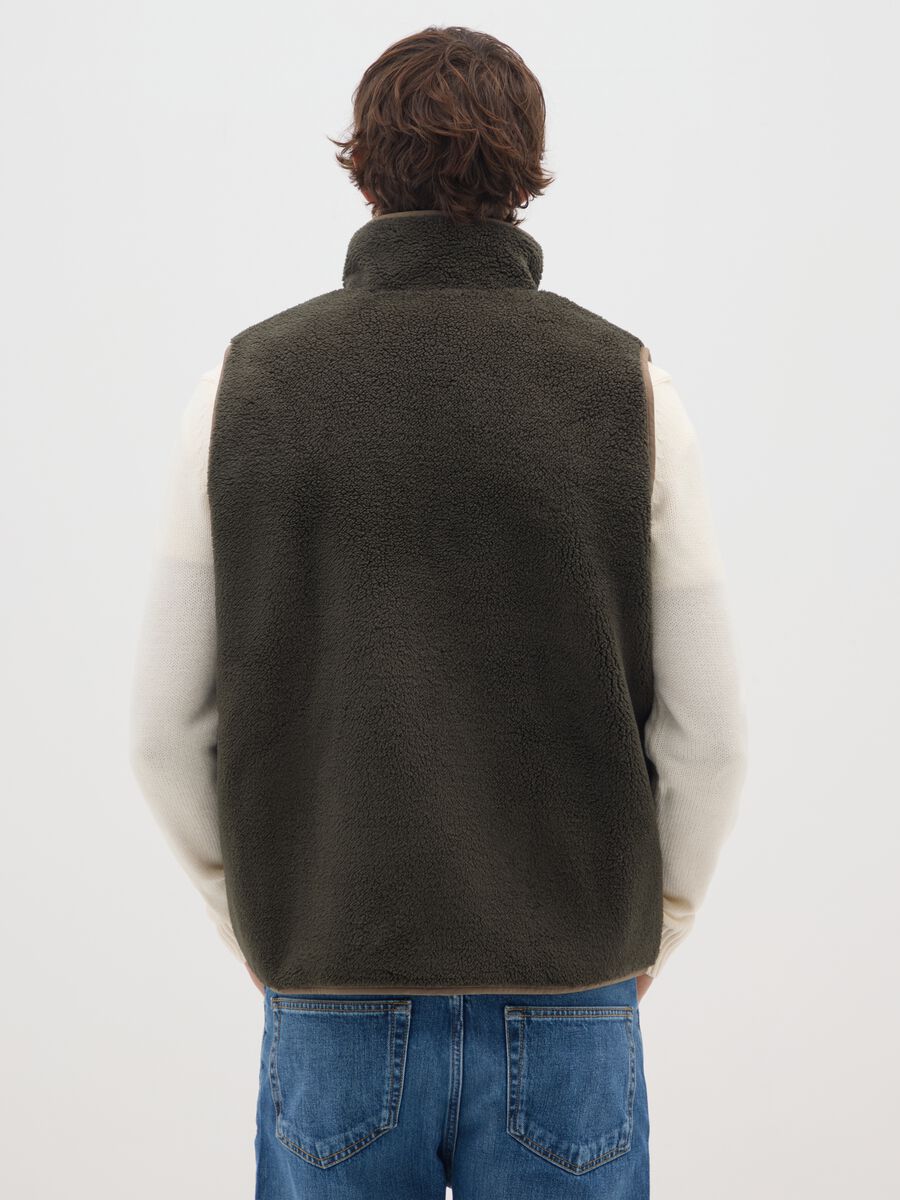 Black sherpa gilet_2