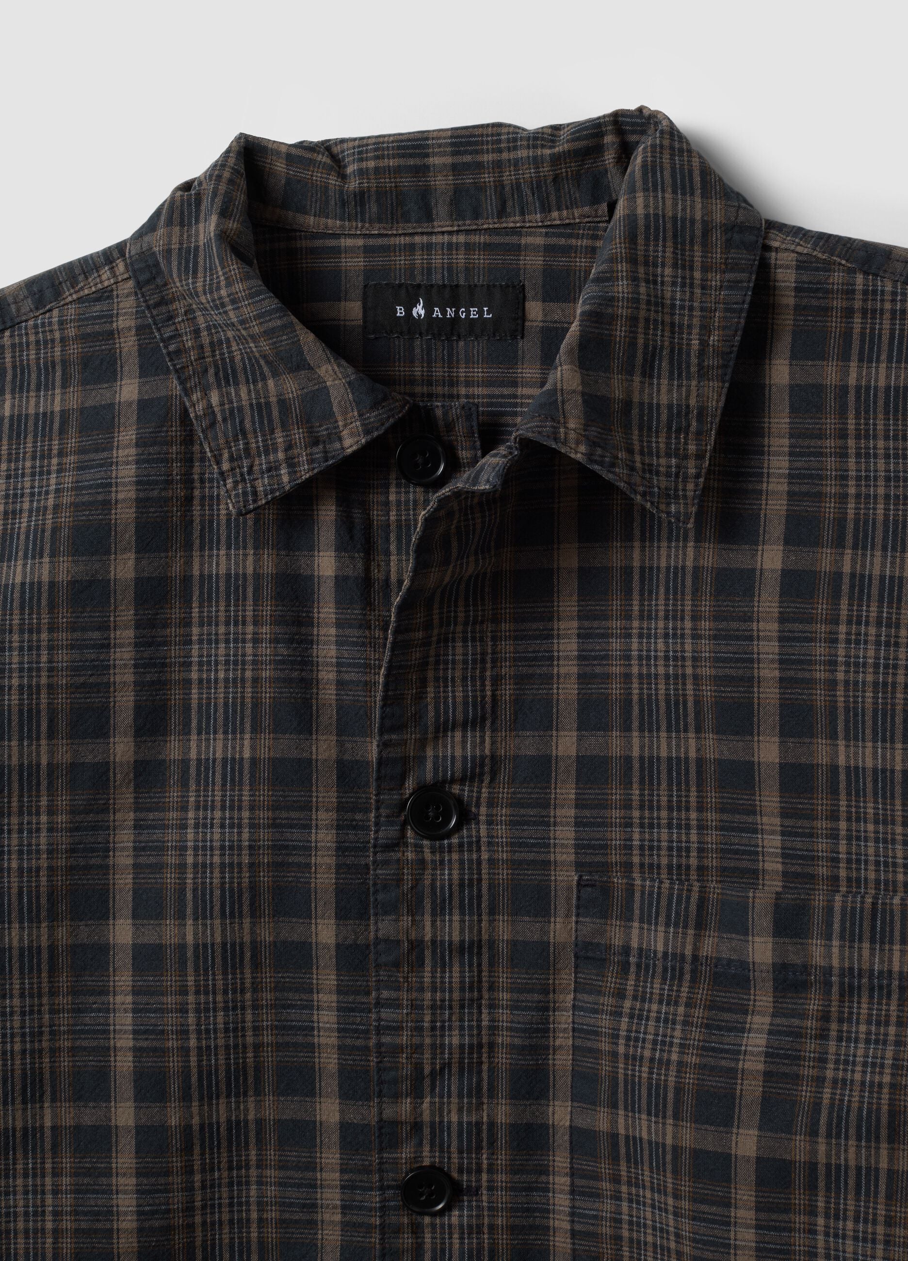 Multicolour pure cotton check shirt, oversized fit