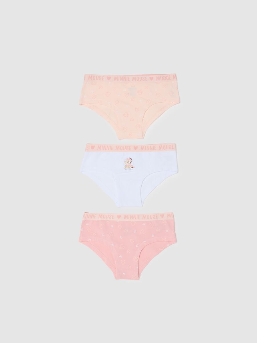 Set of multicolour stretch cotton girl's panties tripack_0