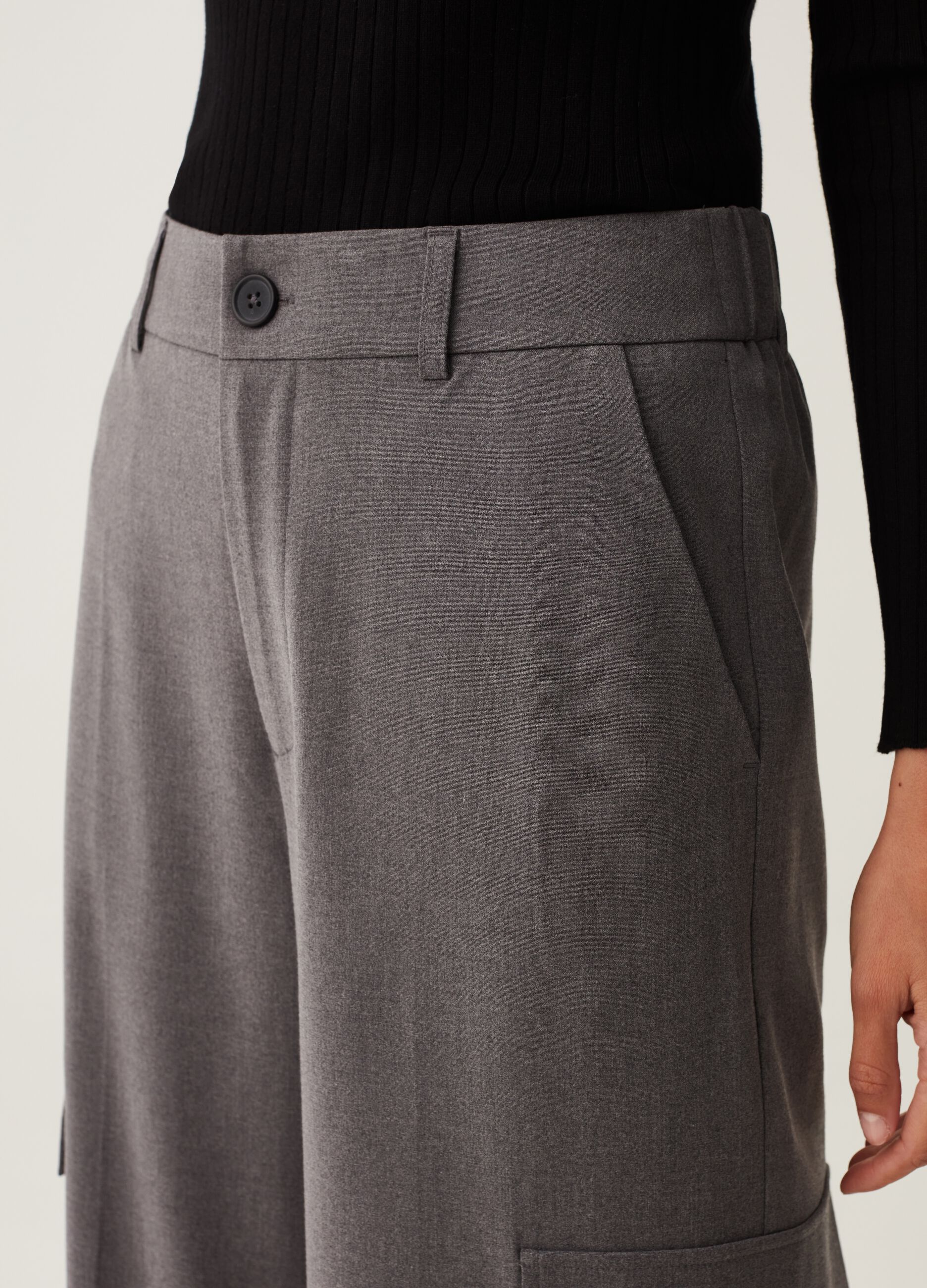 Pantalone cargo wide leg_3