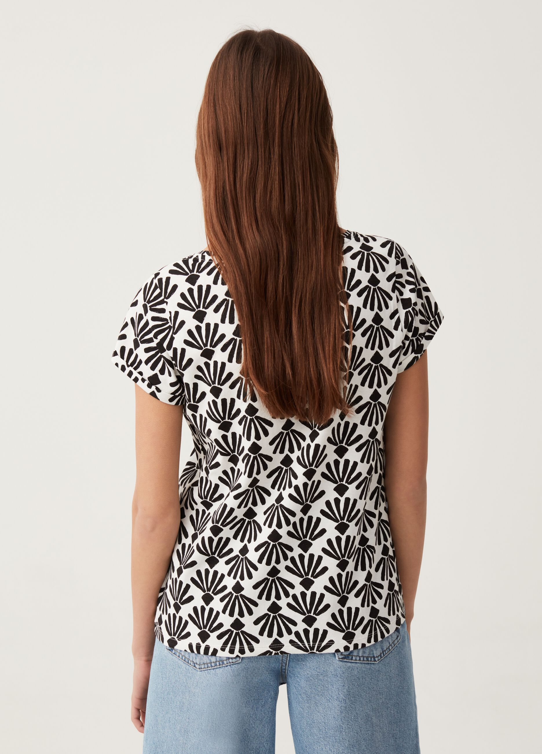 T-shirt with all-over print