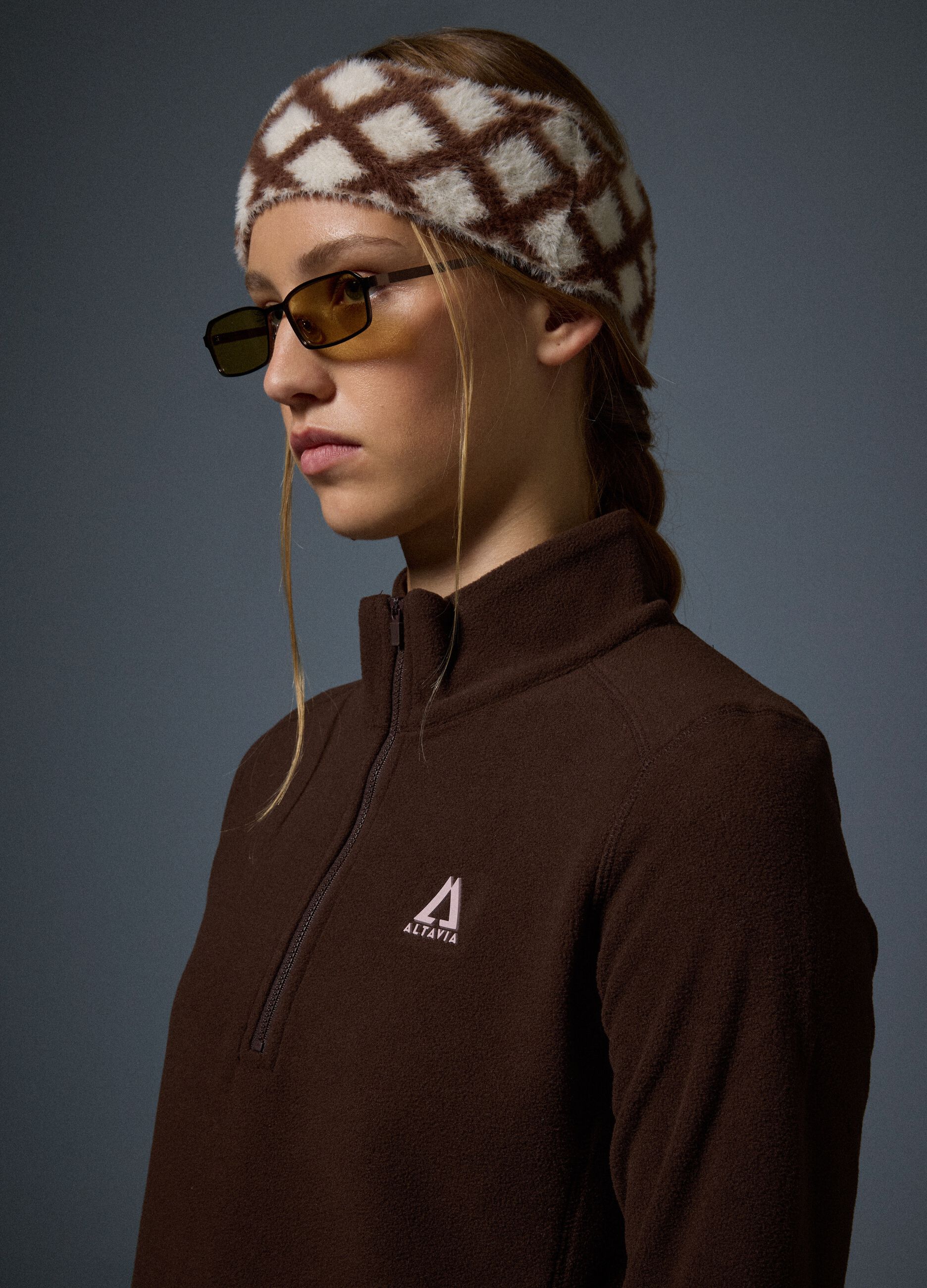 Pile Half Zip Traspirante ALTAVIA WITH DEBORAH COMPAGNONI