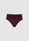 Purple bikini bottoms with knotted detail in stretchy shaping fabric_4