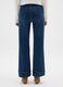 Blue Stretch Cotton Regular Fit Trousers_2