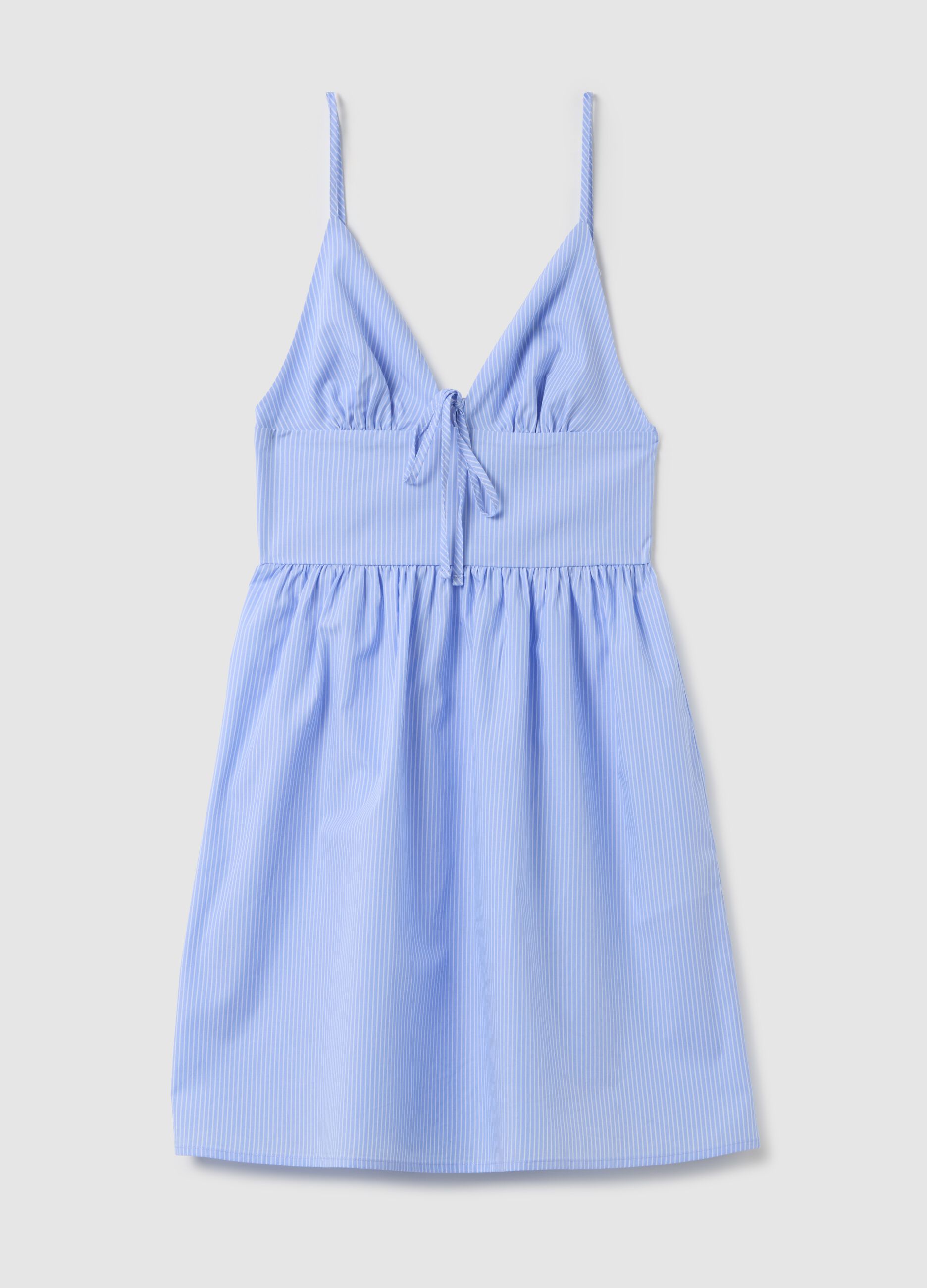 Mini abito da donna in puro cotone multicolor regular fit