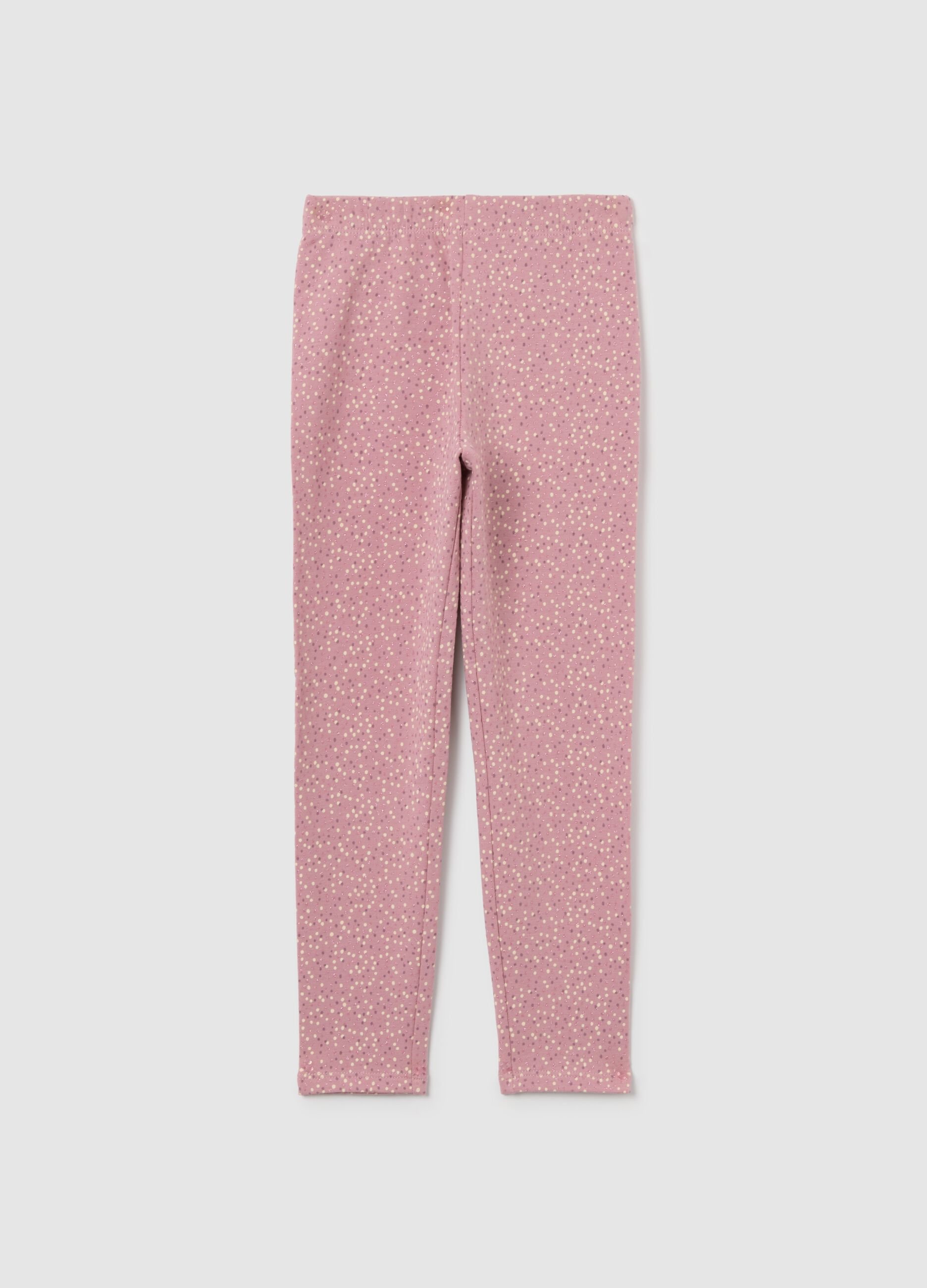 Elasticated Pink Leggings for Girls