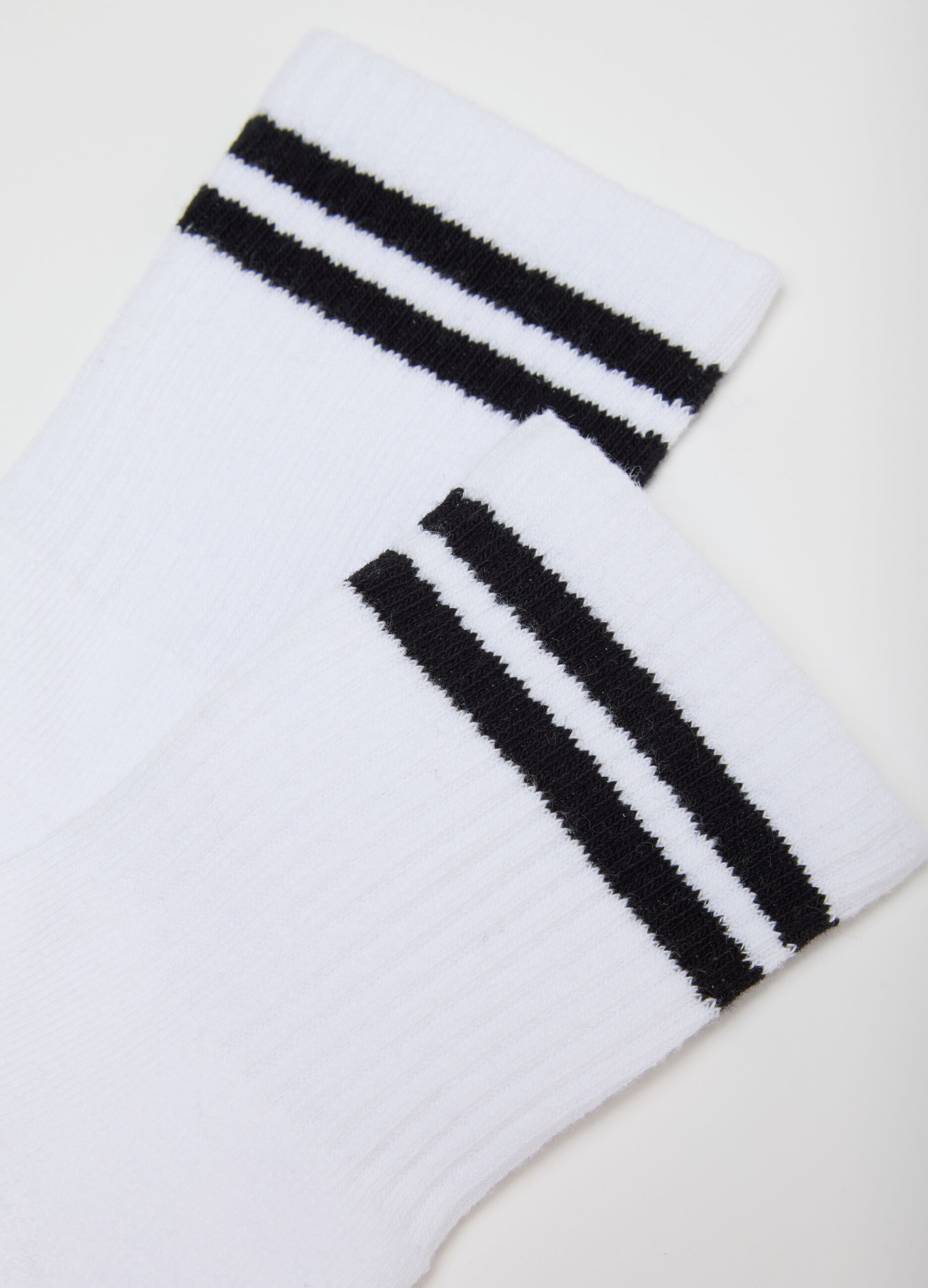 Calzini in misto cotone multicolor con bande