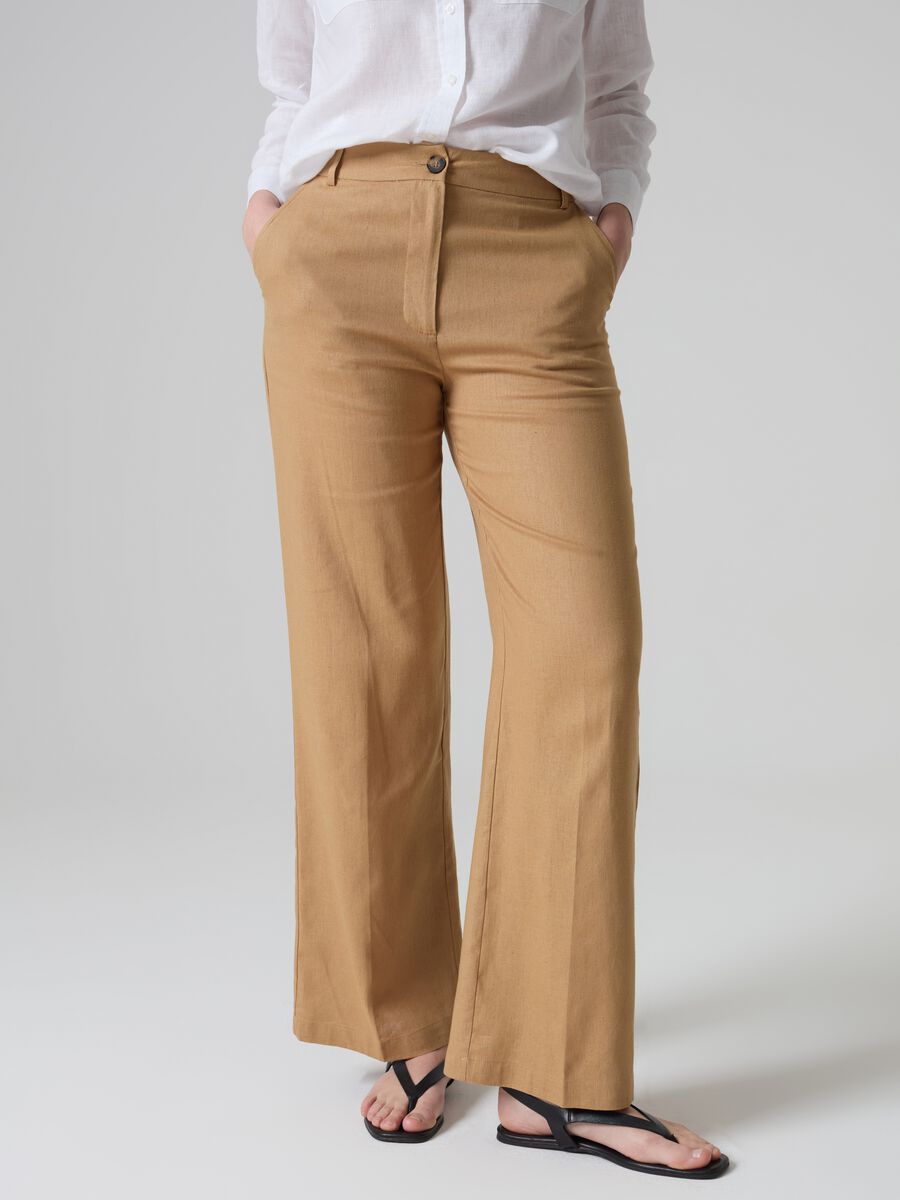 Contemporary wide-leg palazzo trousers_2