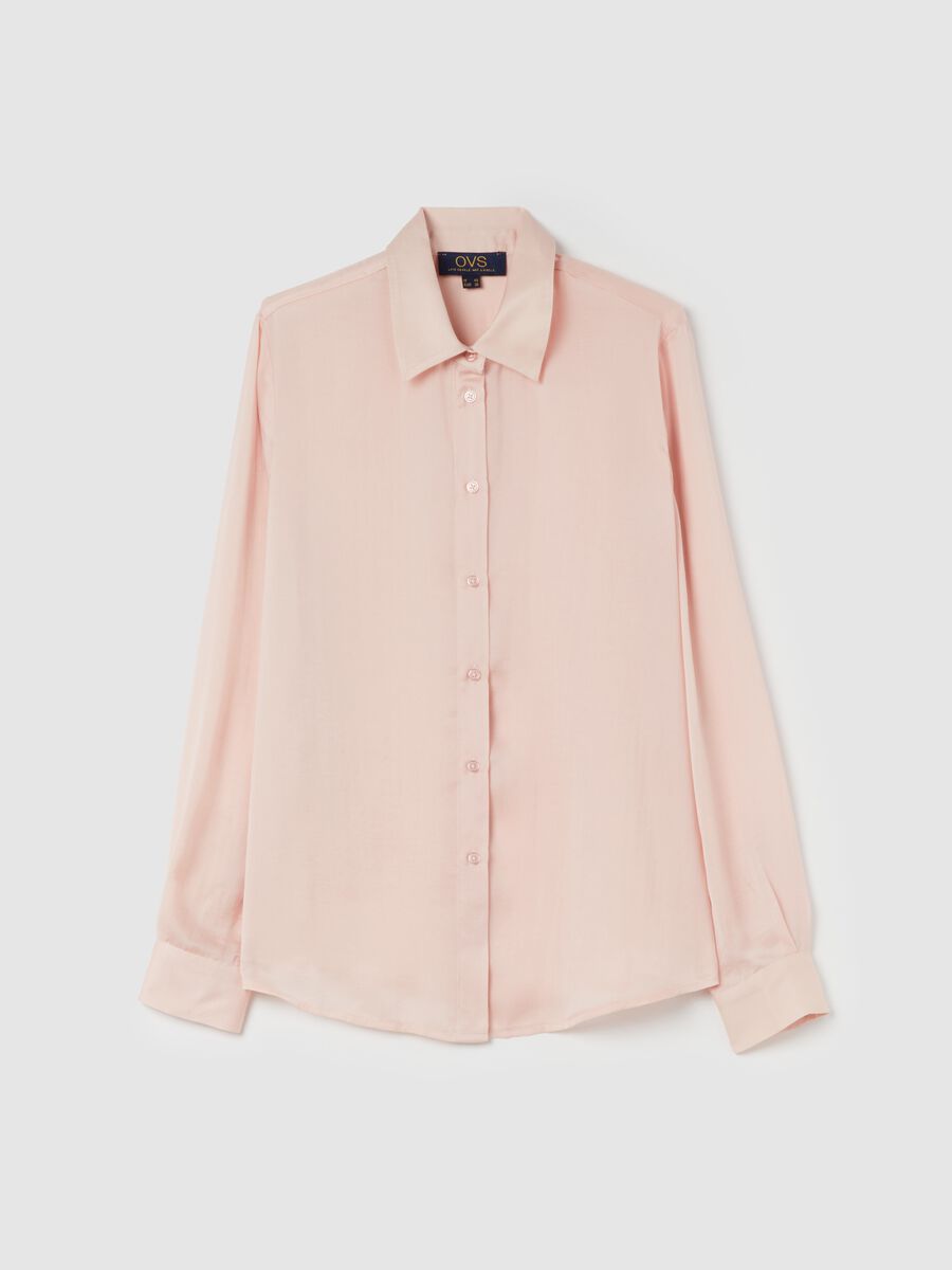 Camicia in satin tinta unita_4