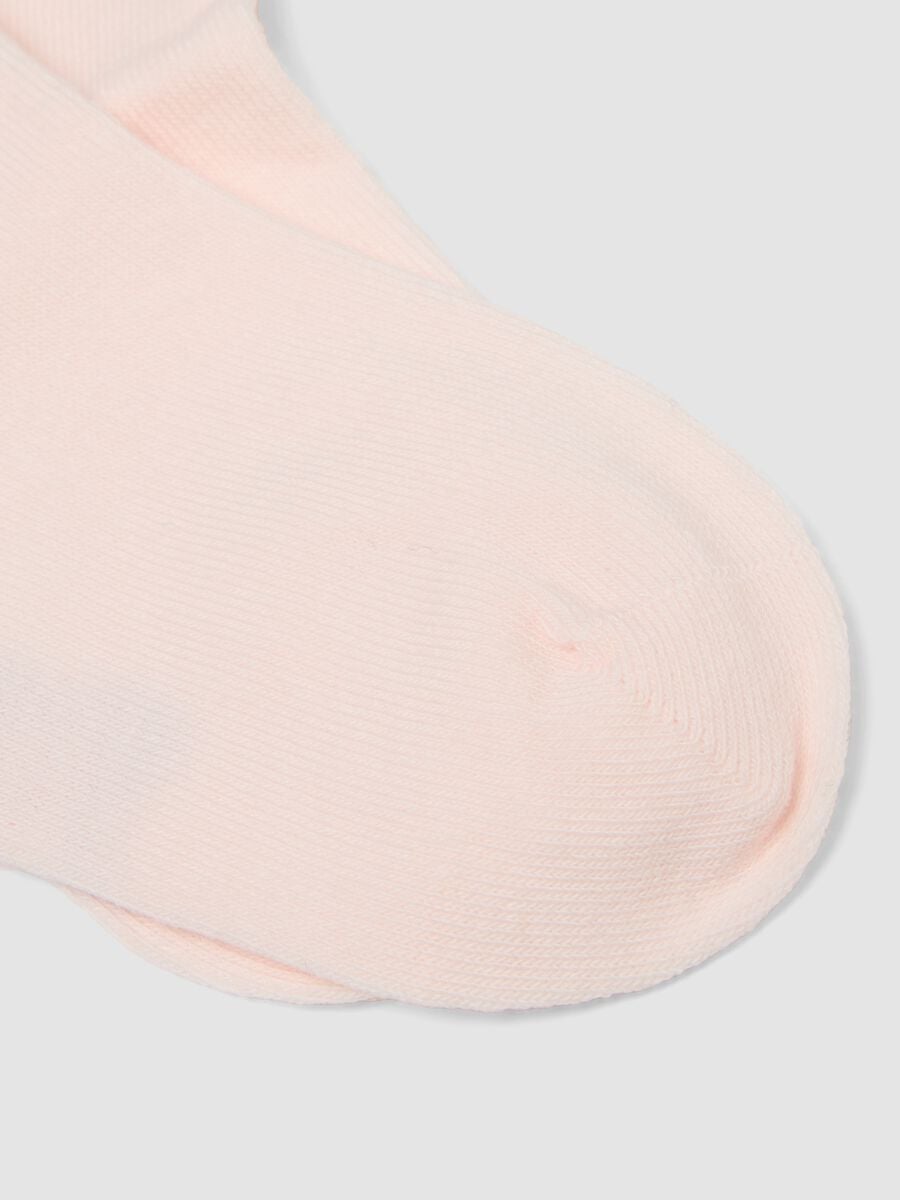 2-pack pink mid-calf socks in stretch organic cotton with Lilo & Stitch print_2