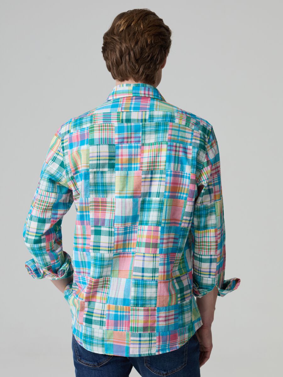 Cotton shirt with check pattern_2