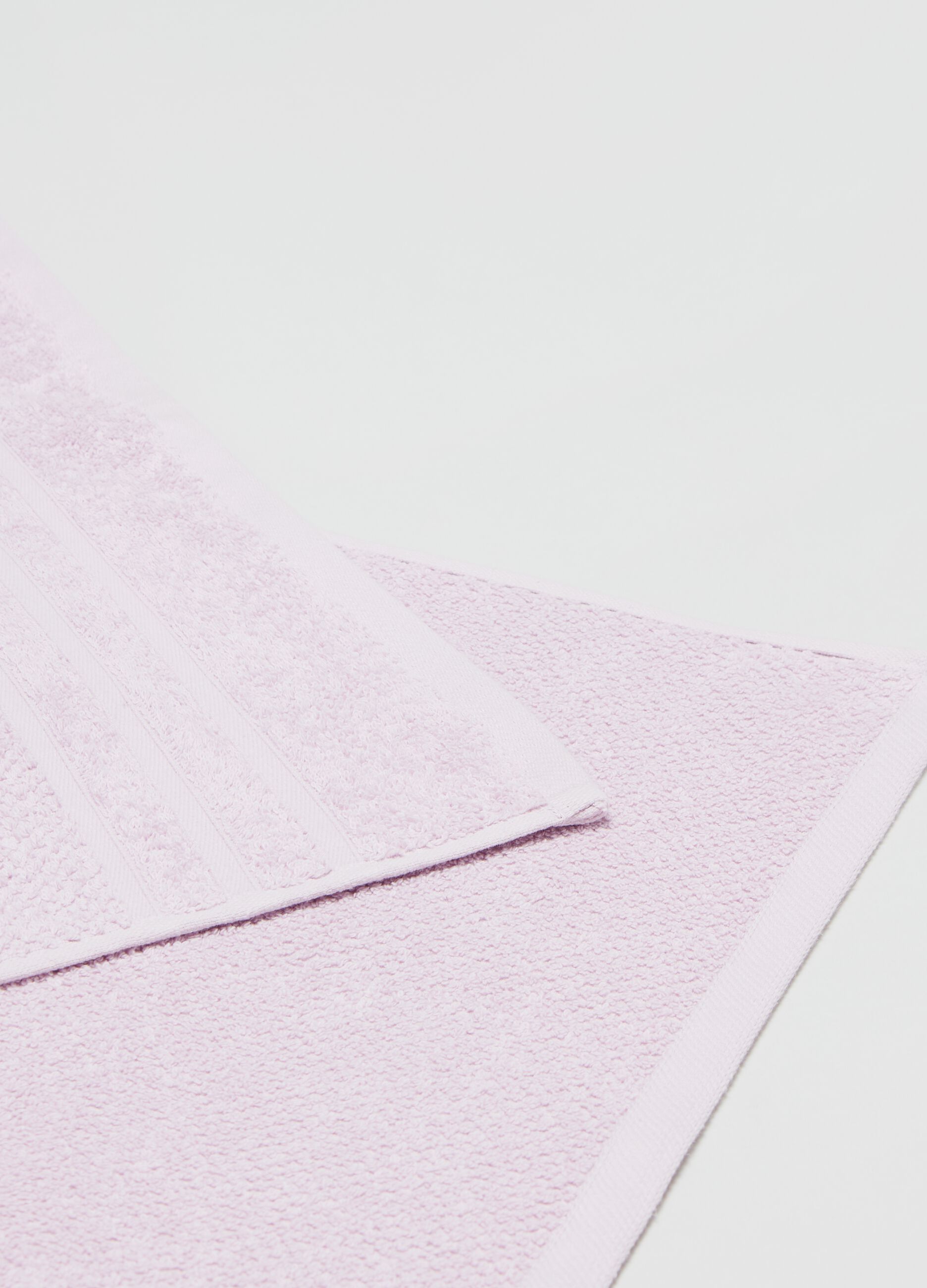 Asciugamano viso 50x90 tinta unita rosa_2