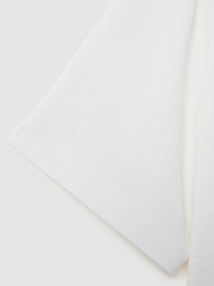 White regular fit T-shirt_5