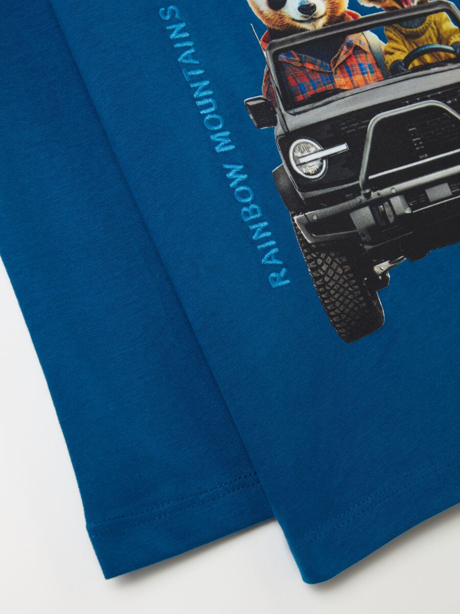 Long-sleeves T-shirt with "Wander Trip" print_3
