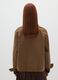 Brown cotton blend jacket with buttons and zip_3