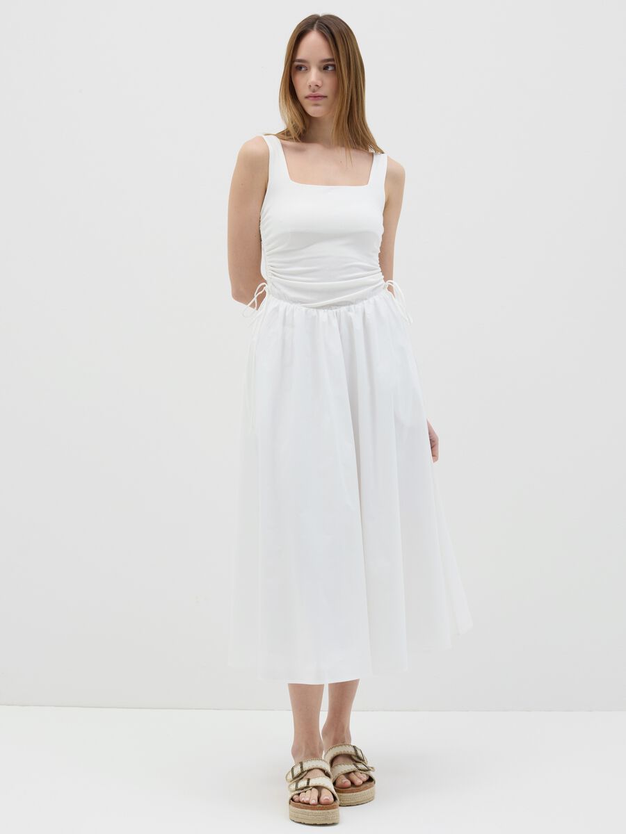 White Sleeveless Summer Dress B.Angel_1