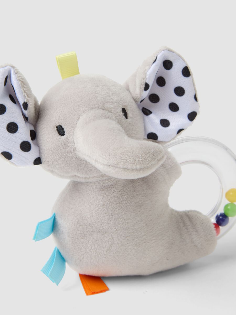 Elephant rattle with clear ring_1